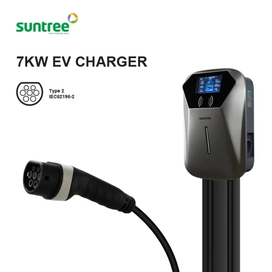 제조업체 단상 220V 벽 32 AMP 7KW 스마트 홈 AC EV 4.3인치 화면이 있는 스마트 EV 차량용 충전기 Wallbox